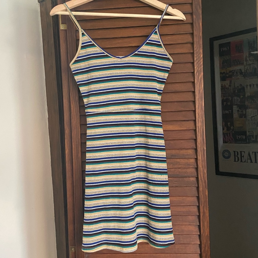Striped camisole dress (size S)